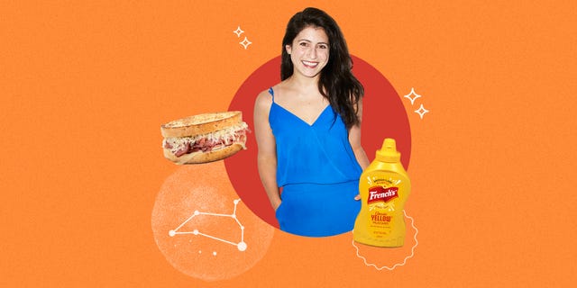 tess koman, sandwich, and mustard