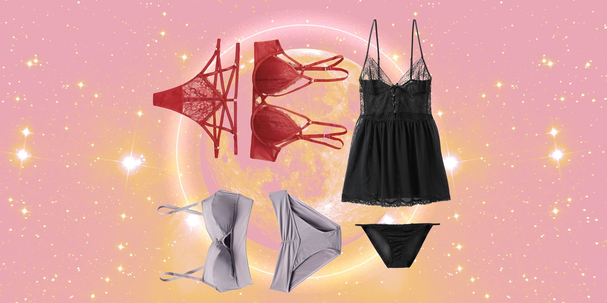 Let the Ruling Astro Elements Guide You to Your Perfect Lingerie Set