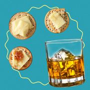 whisky and cheese