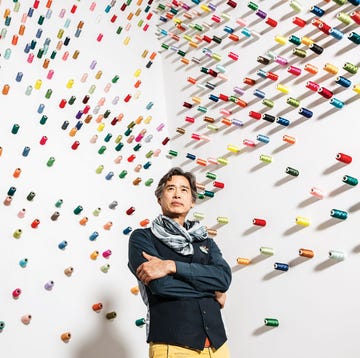 artist lee mingwei photographed at the de young museum, the mending project, san francisco artist lee mingwei photographed at the de young museum, the mending project, san francisco