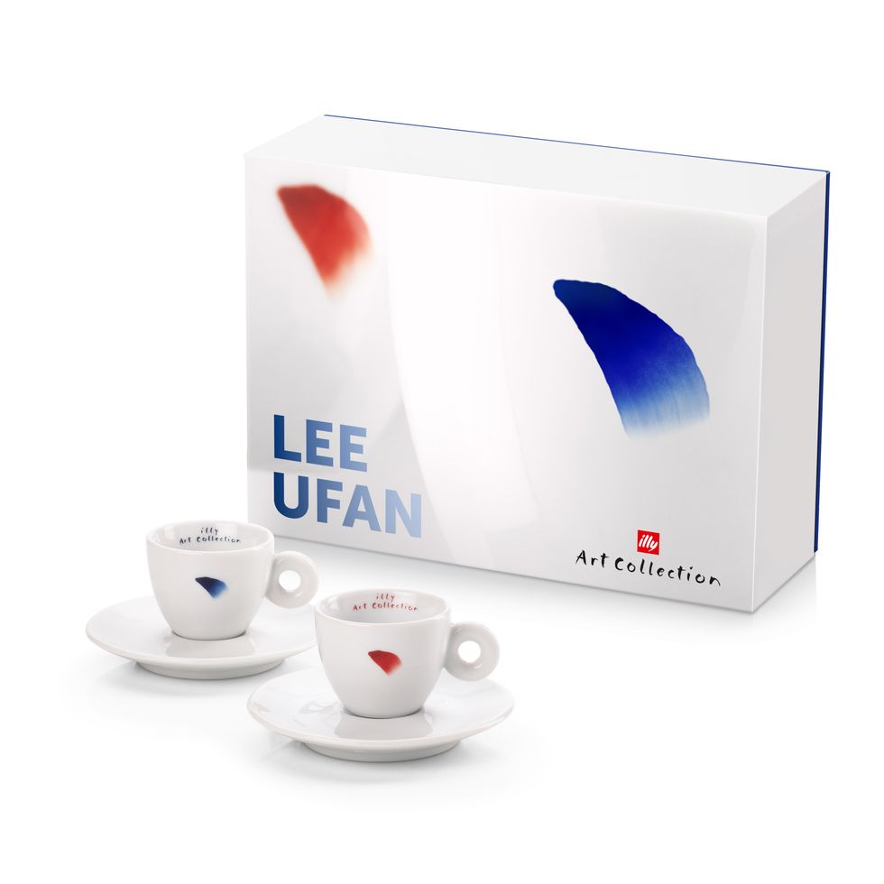 colección de tazas para illycaffè del artista lee ufan,del artista lee ufan