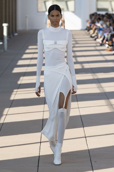 Brock Collection Ready To Wear Fashion Show, Collection Spring Summer 2020  presented during New York Fashion Week, runway look #002 – NOWFASHION