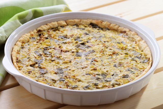 Tofuquiche met kwarkbodem