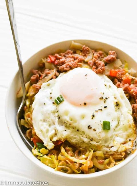 leftover corned beef recipes caribbean corned beef and cabbage with fried egg