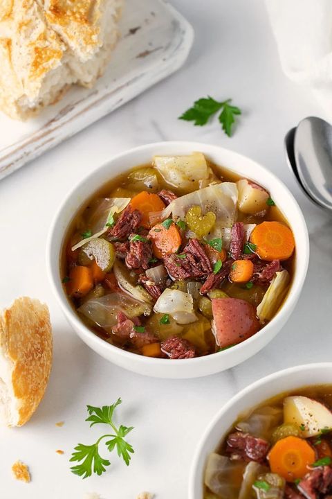 leftover corned beef recipes corned beef and cabbage soup