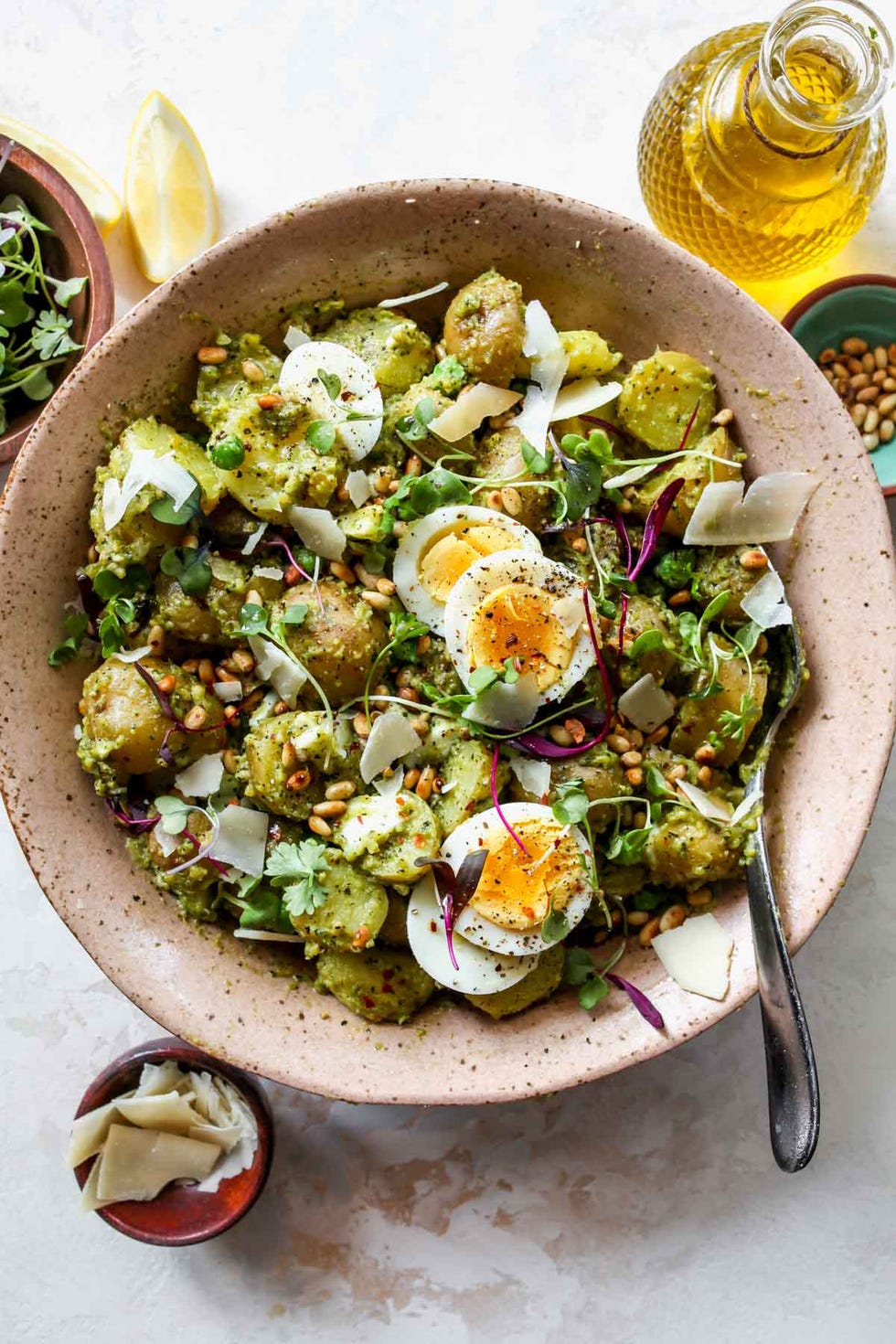 leftover easter egg recipe  pesto egg salad