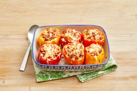 leftover rice recipes sausage and rice stuffed peppers