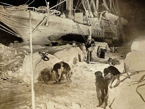 De Endurance het schip waarmee Sir Ernest Shackleton in 1914 de Imperial TransAntarctic Expedition ondernam kwam vast te zitten en werd verpletterd door het ijs De bemanning verliet uiteindelijk het schip Samen met enkele andere bemanningsleden legde Shackleton meer dan achthonderd zeemijl af in een reddingsboot Daarna liepen ze 51 hachelijke kilometers door het bergachtige ZuidGeorgi om hulp voor de hele groep te halen