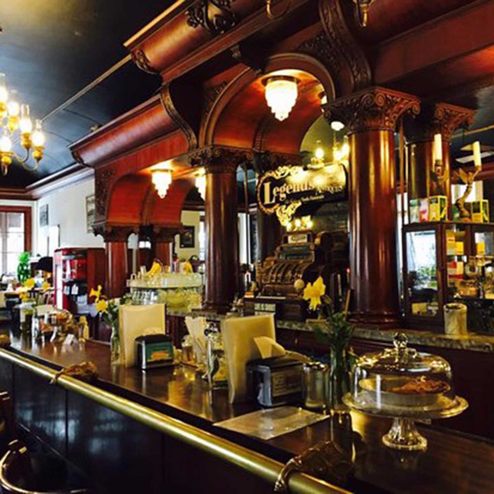 legends books, antiques and soda fountain