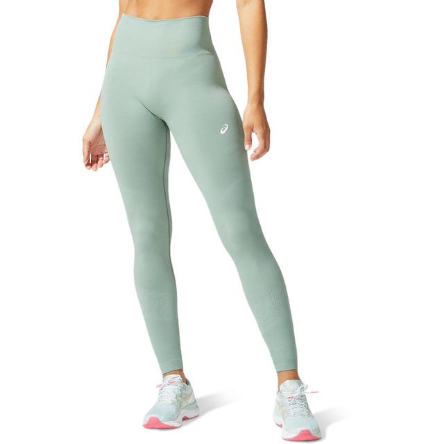 asics legging hardlooplegging groen tights