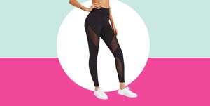 Clothing, Tights, Pink, Leggings, Leg, Waist, Sportswear, Trousers, Active pants, Standing, 