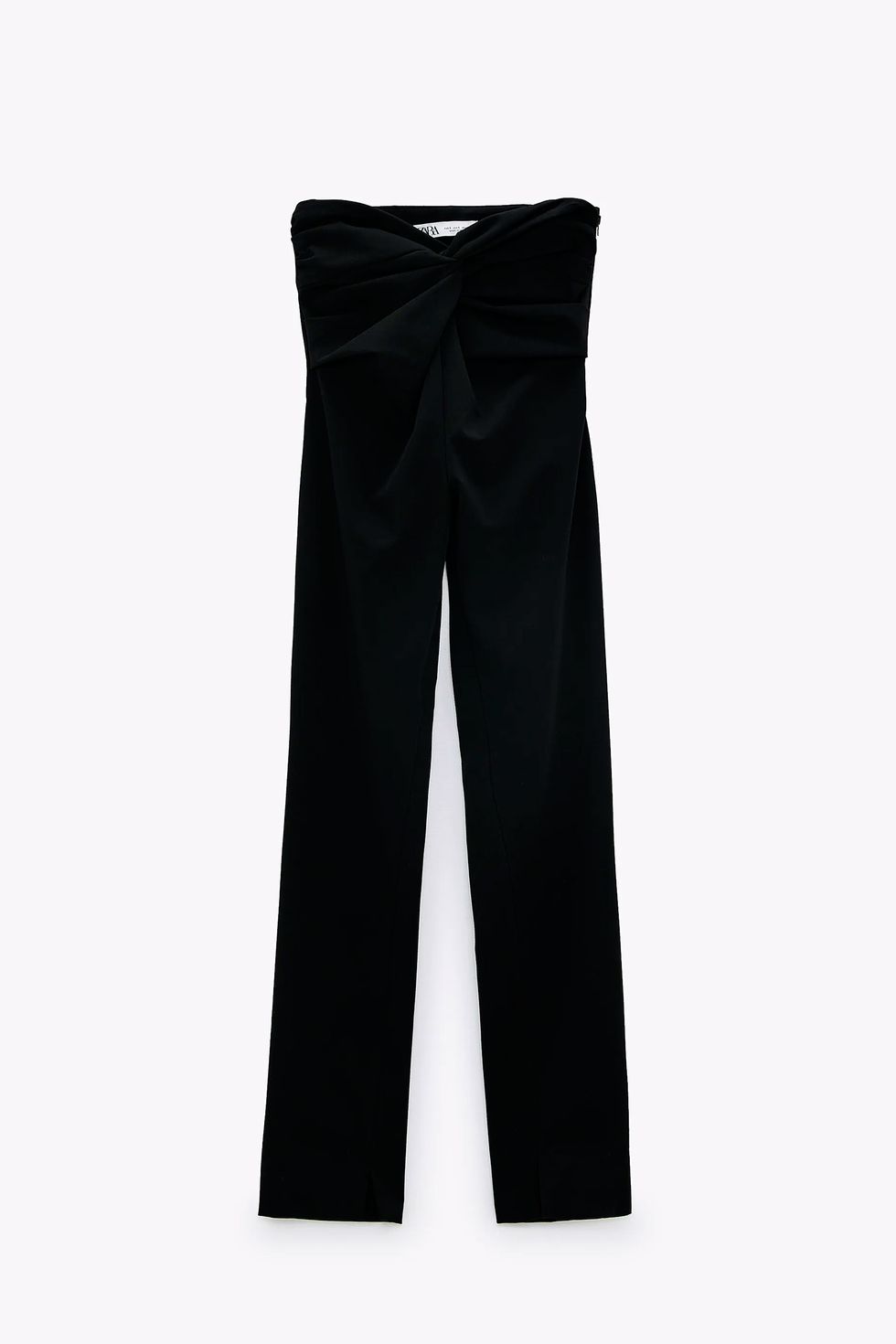 Pantalon Vestir Mujer Zara Basic Negro. La Segunda Bazar