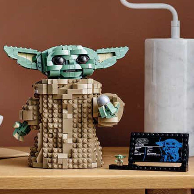 lego baby yoda building set from 'star wars'