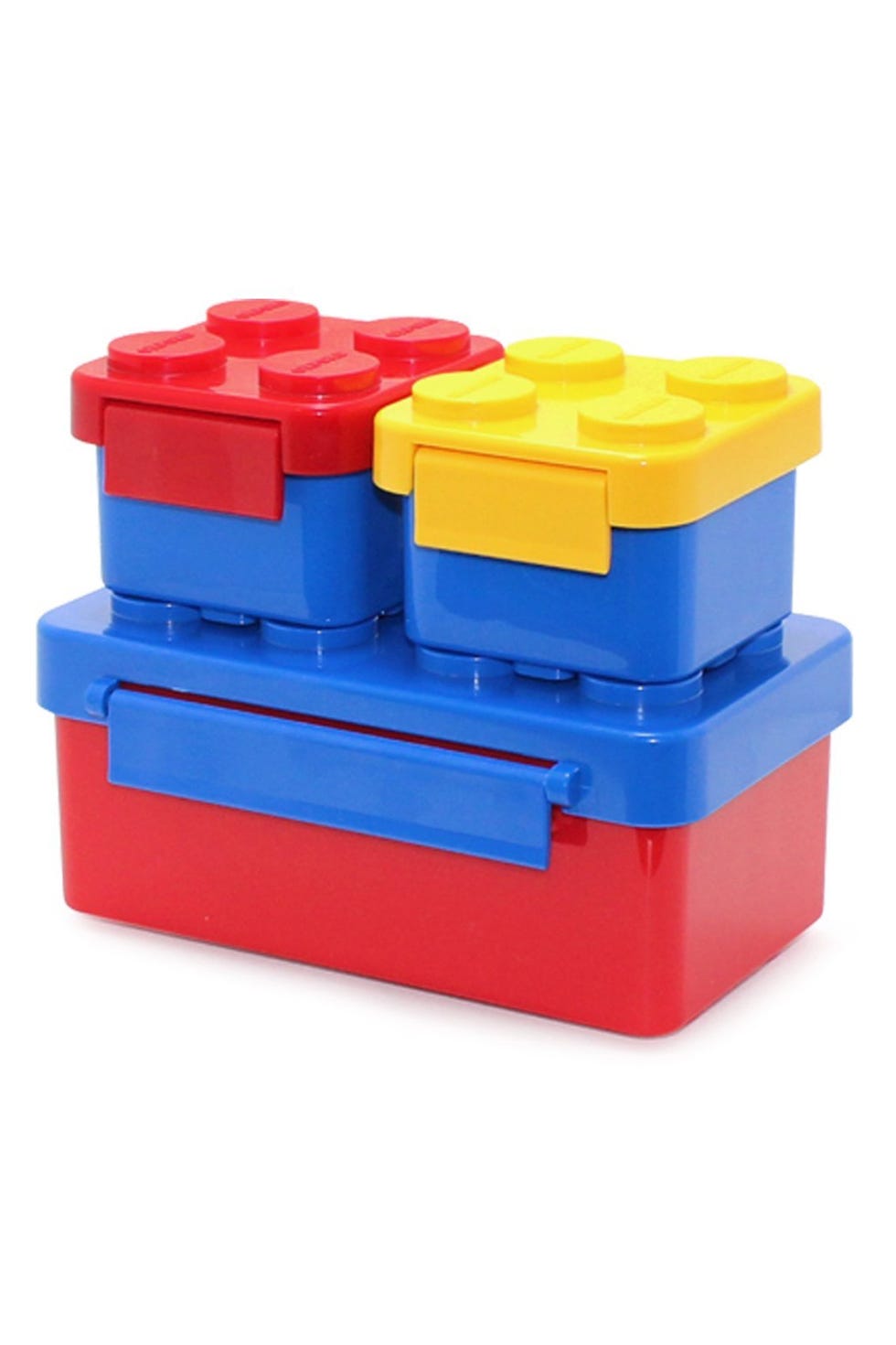 Building Block Lunch Box for Kids, Plastic Game Bento Box, School