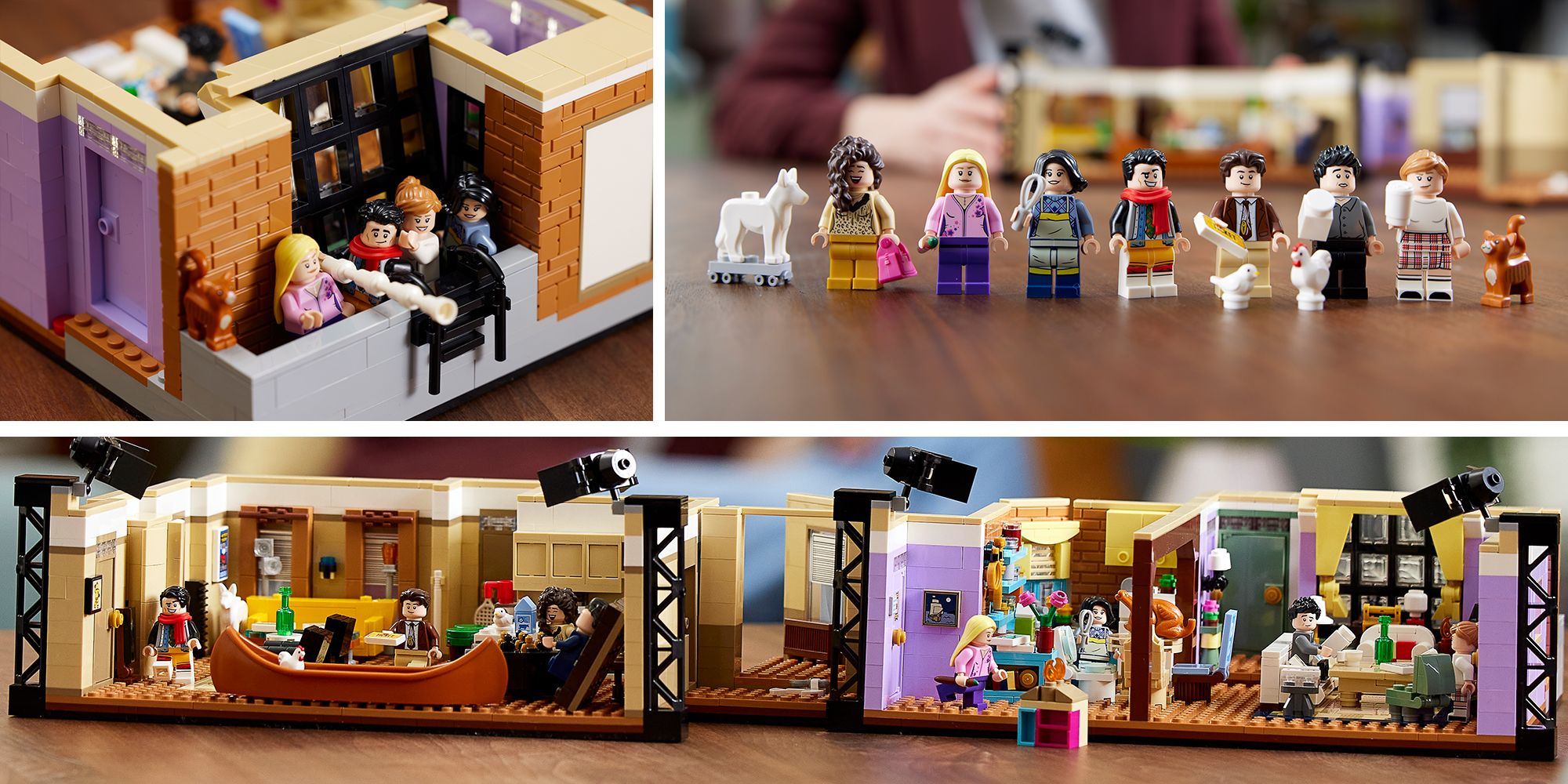 The iconic F.R.I.E.N.D.S apartments have been recreated in a 2,048 piece set