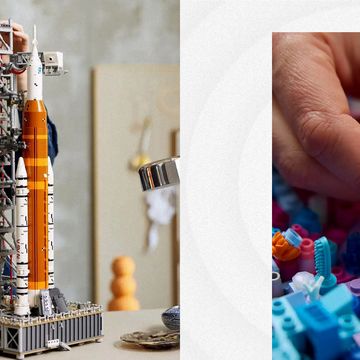 lego nasa artemis space launch system and the milky way galaxy sets