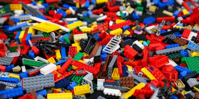 LEGO Red Single Storage Block Brick Box LEGO Collection