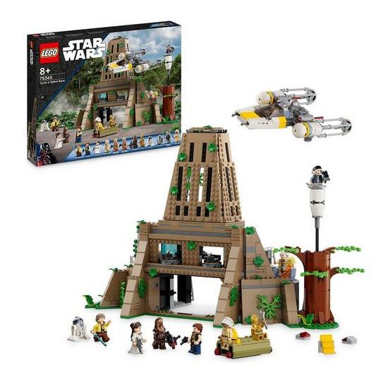 lego star wars yavin 4 rebel base set with minifigures