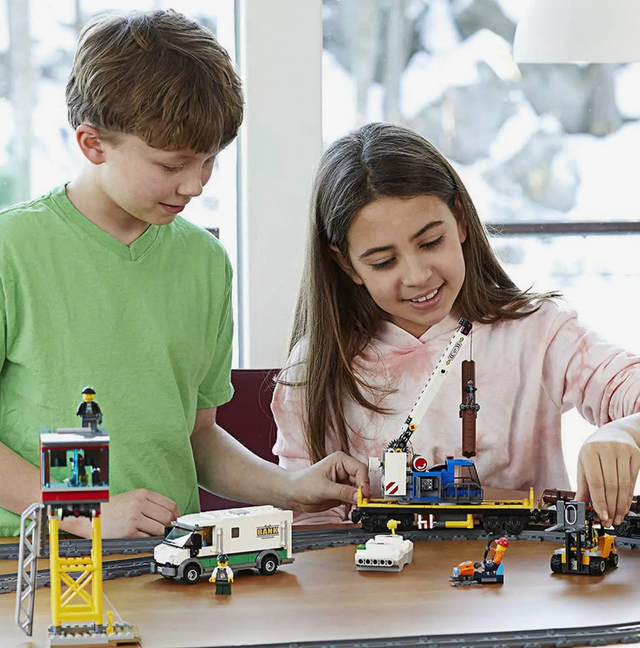 LEGO announces price cut to battery-powered cargo train set