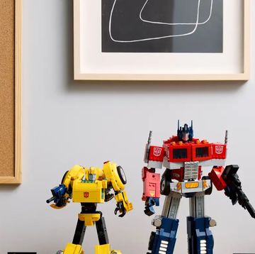 lego transformers bumblebee and optimus prime