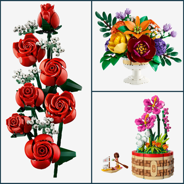 Lego Flowers Valentines Day an assortment of lego botanicals and flowers for valentine's day