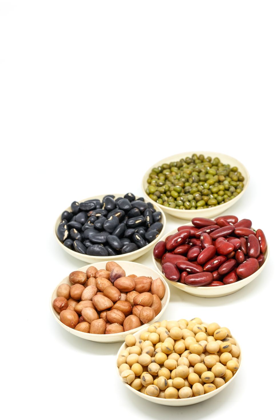 Legume white background closeup detail isolated