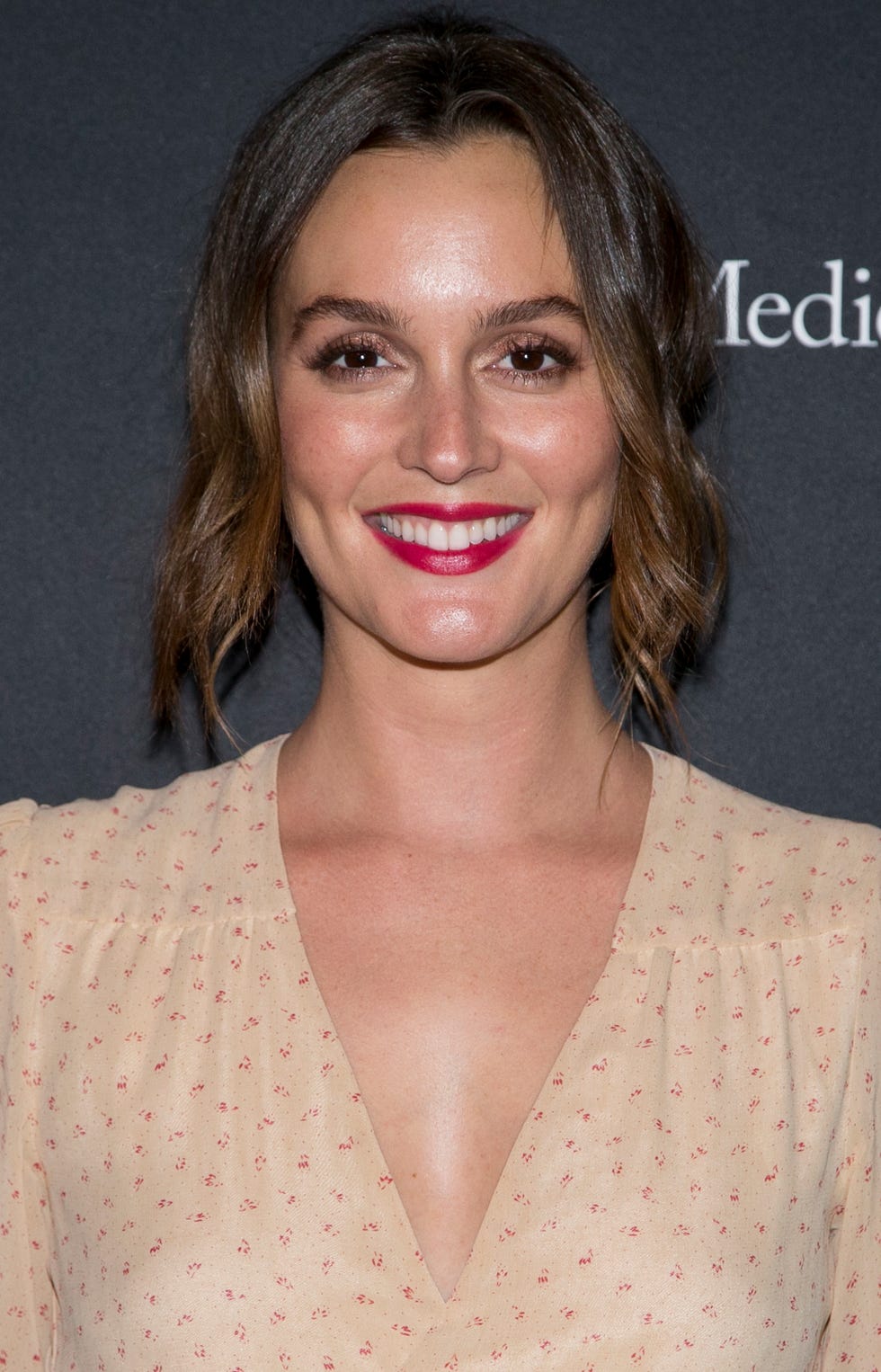 chestnut hair color   leighton meester