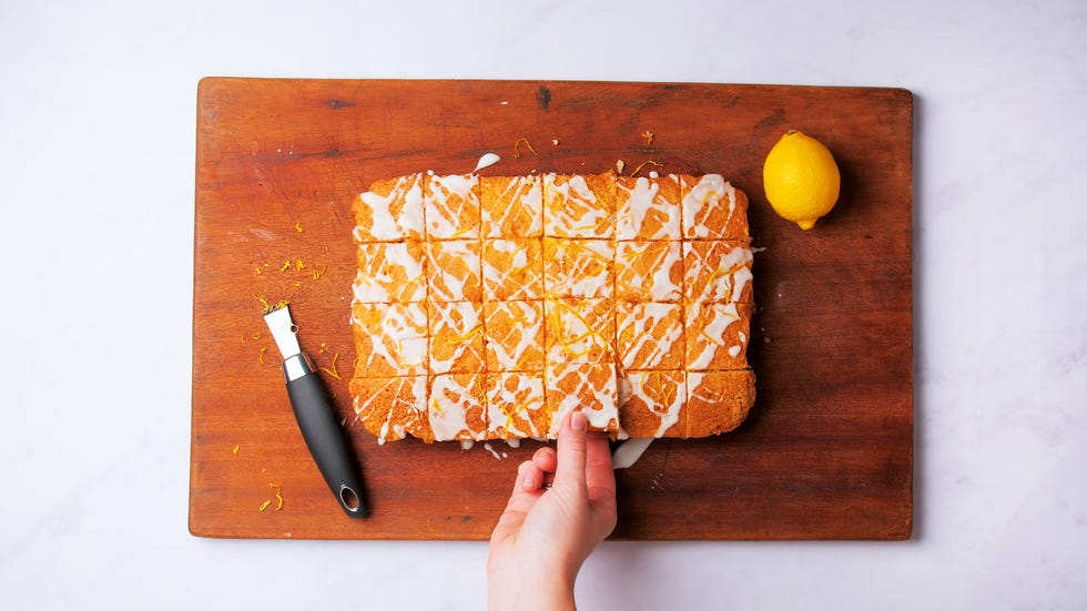 best birthday cake recipes lemon drizzle traybake