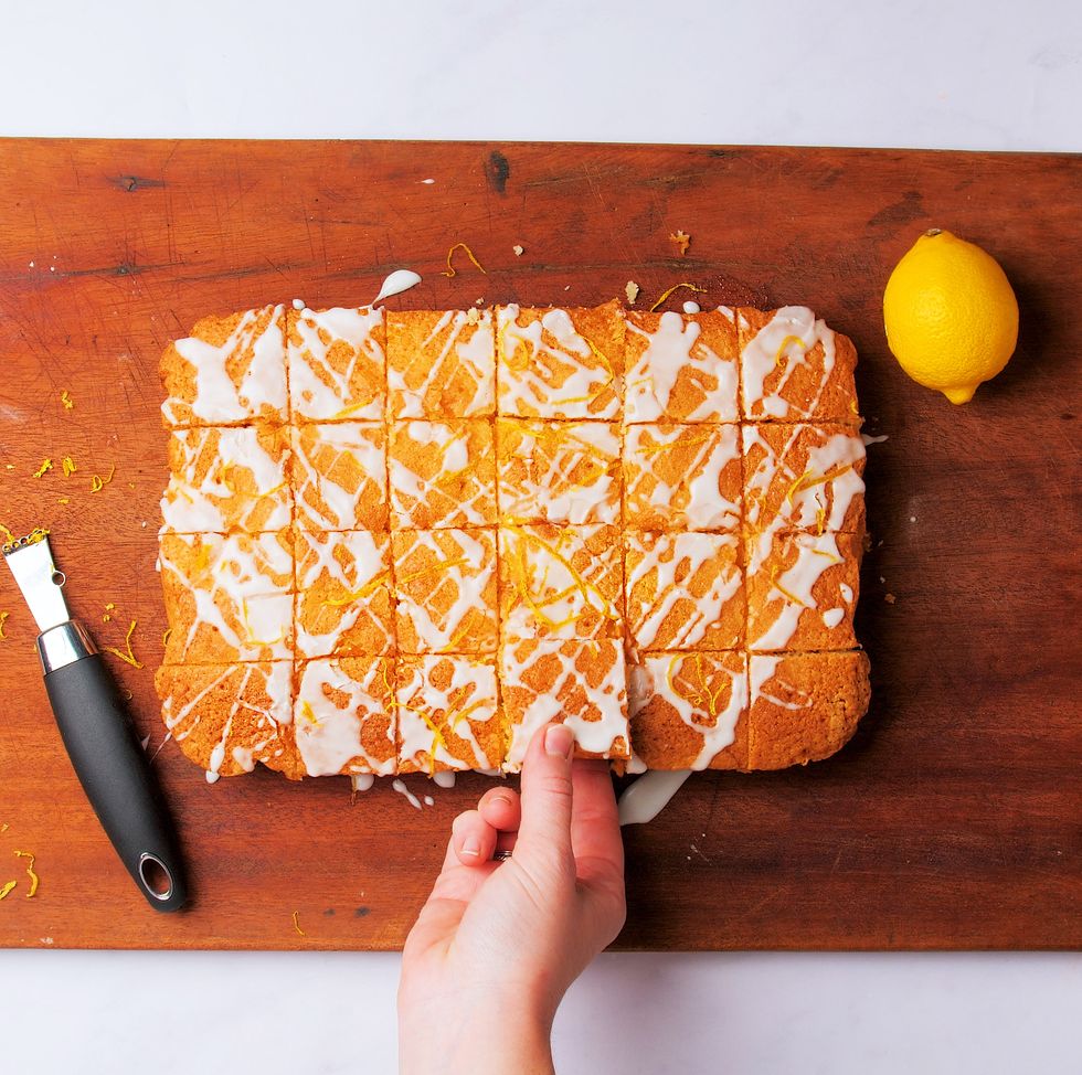 best birthday cake recipes lemon drizzle traybake