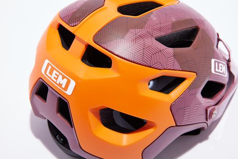 Helmet, Motorcycle helmet, Orange, Personal protective equipment, Clothing, Sports gear, Yellow, Bicycle helmet, Headgear, Sports equipment, 