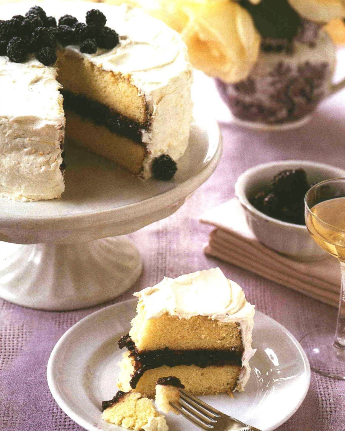 lemon blackberry cake