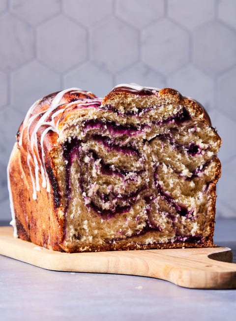 lemon blueberry babka