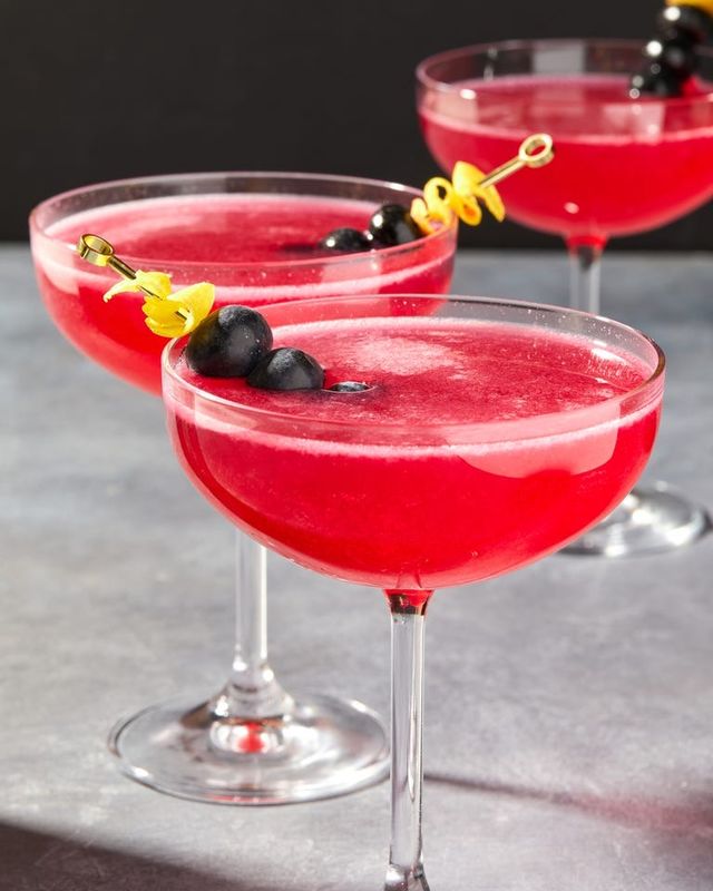 cocktail, cocktail party, ドリンク, パーティー,lemon blueberry daiquiri,カクテル,レシピ,作り方,