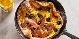 lemon blueberry dutch baby