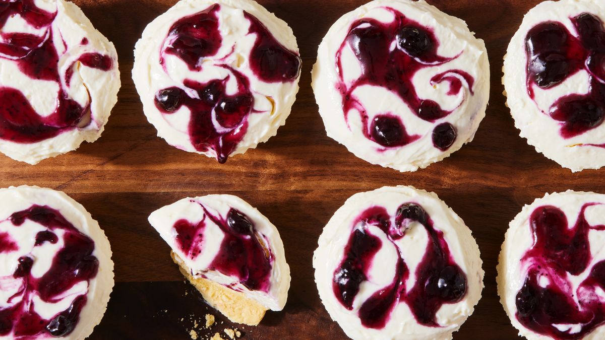 preview for Lemon-Blueberry Cheesecake Cupcakes Are The No-Bake Treats Of Your Dreams