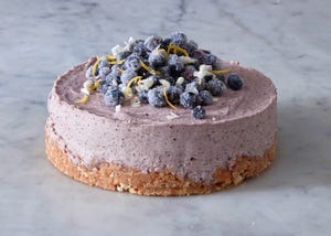 lemon blueberry mousse