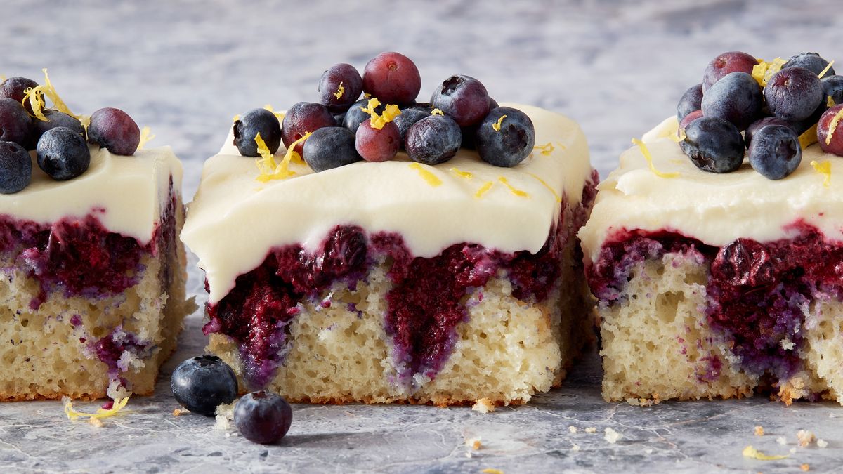 preview for Lemon Blueberry Poke Cake Is A New Summer Classic