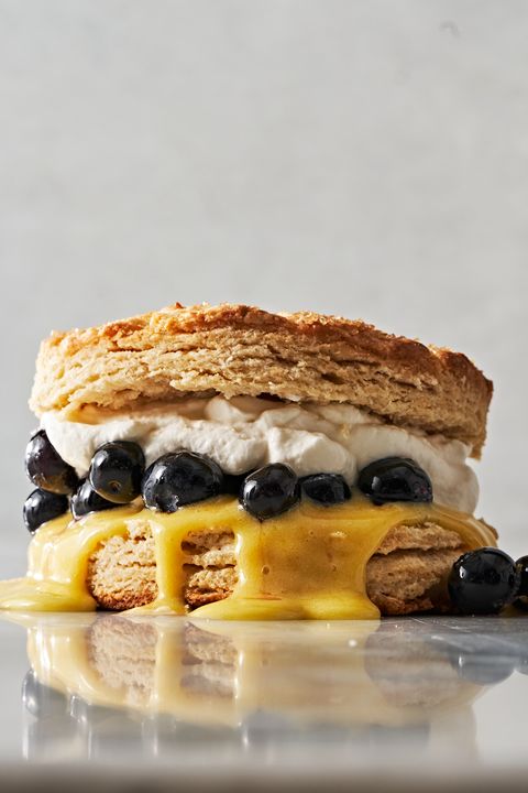 lemon blueberry shortcakes