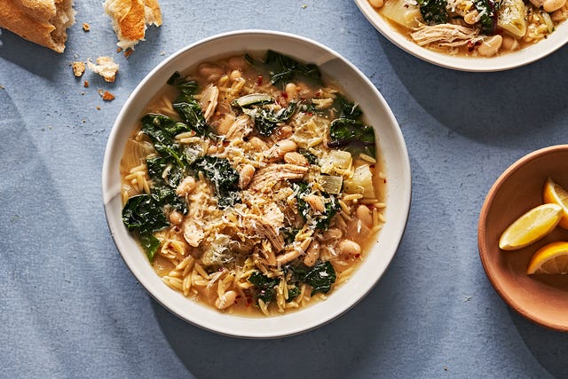 lemony orzo chicken soup