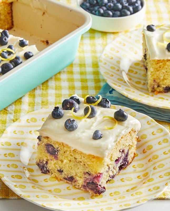 lemon desserts lemon blueberry cake