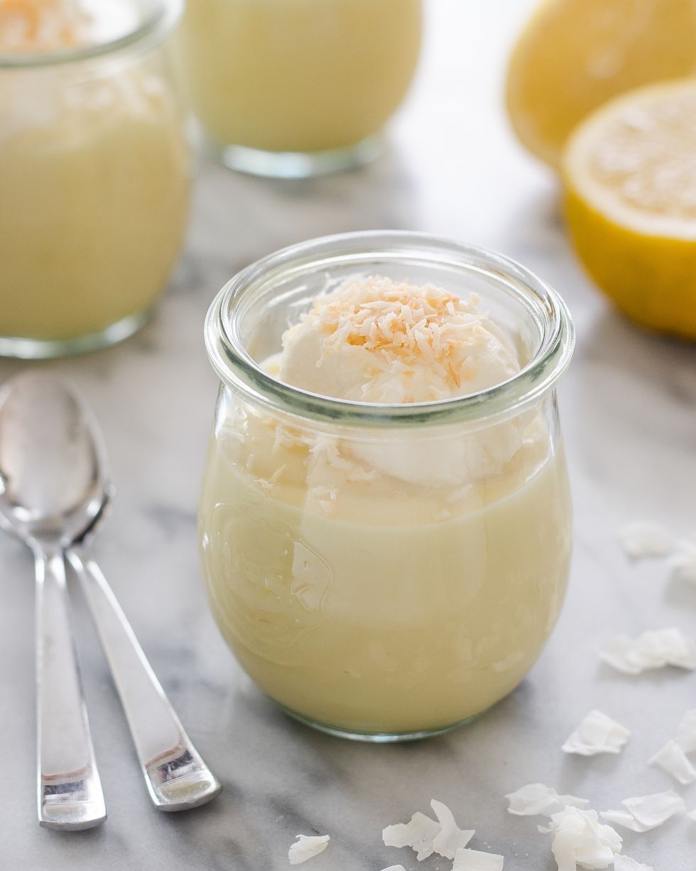 lemon desserts lemon coconut pudding