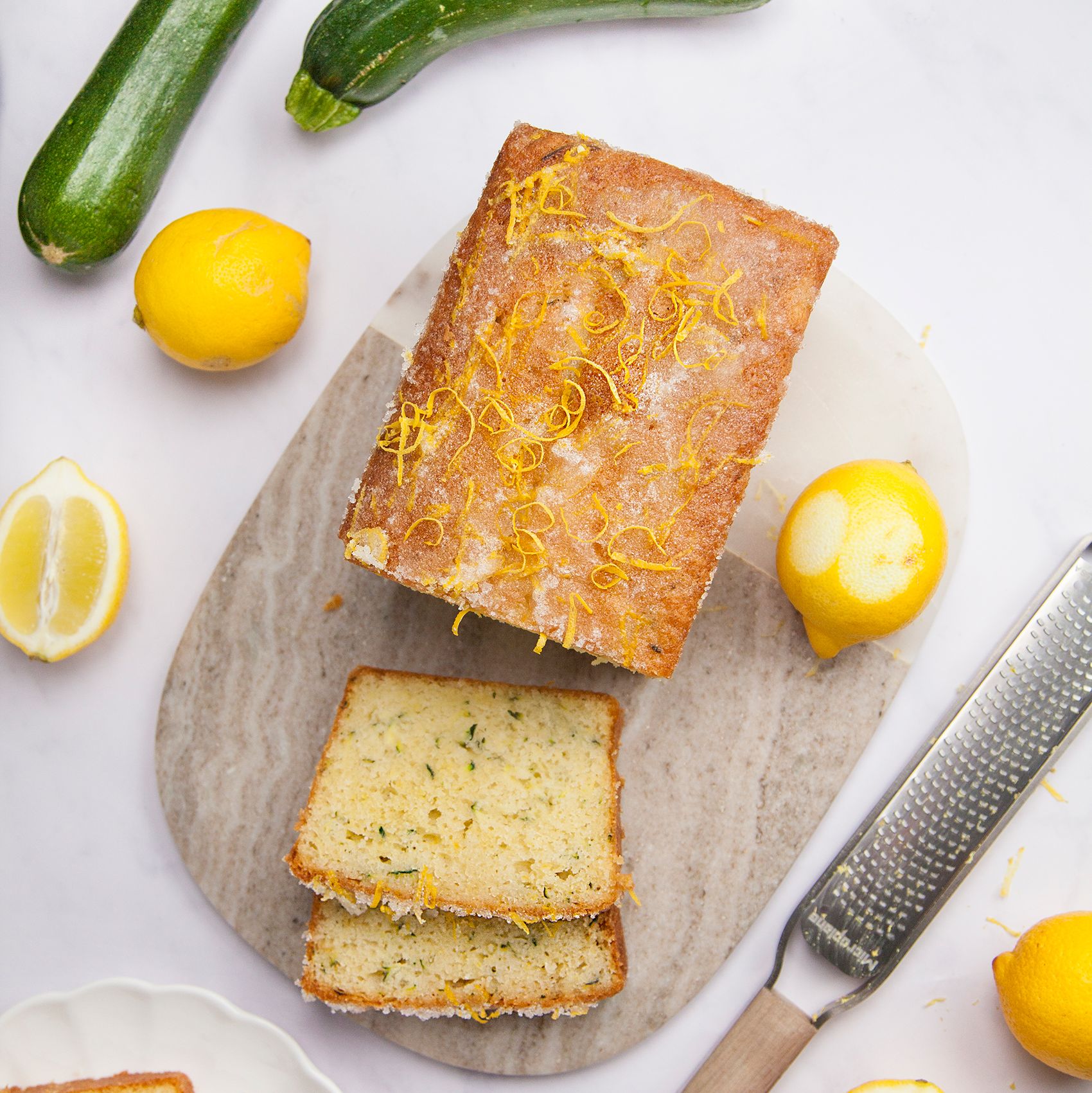 best sponge cake recipes courgette lemon drizzle cake