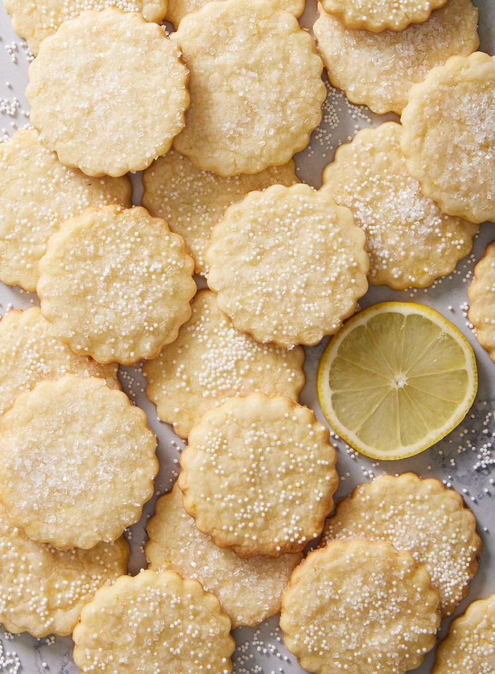 lemon shortbread cookies