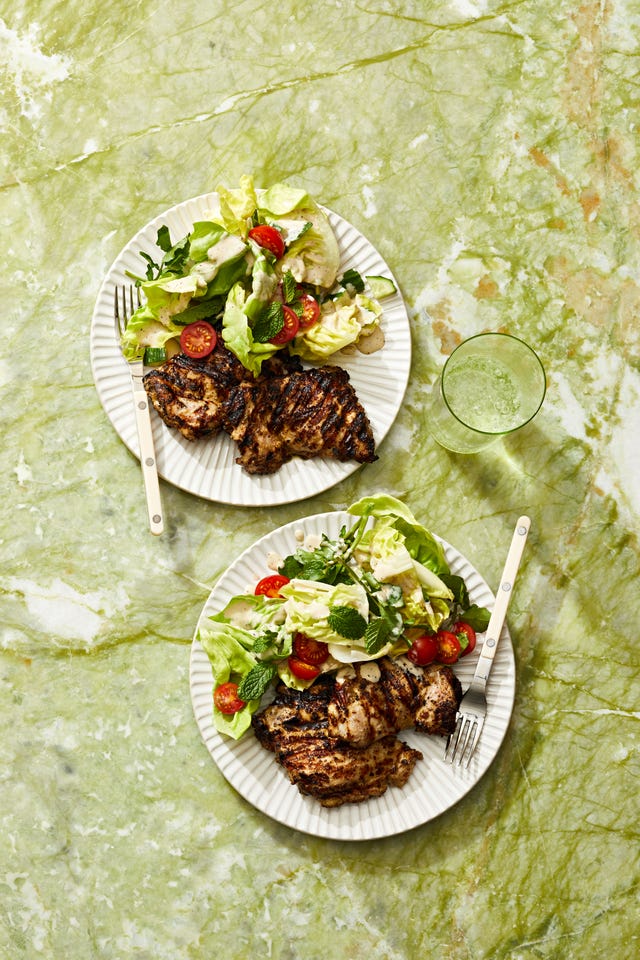 lemon tahini marinated chicken