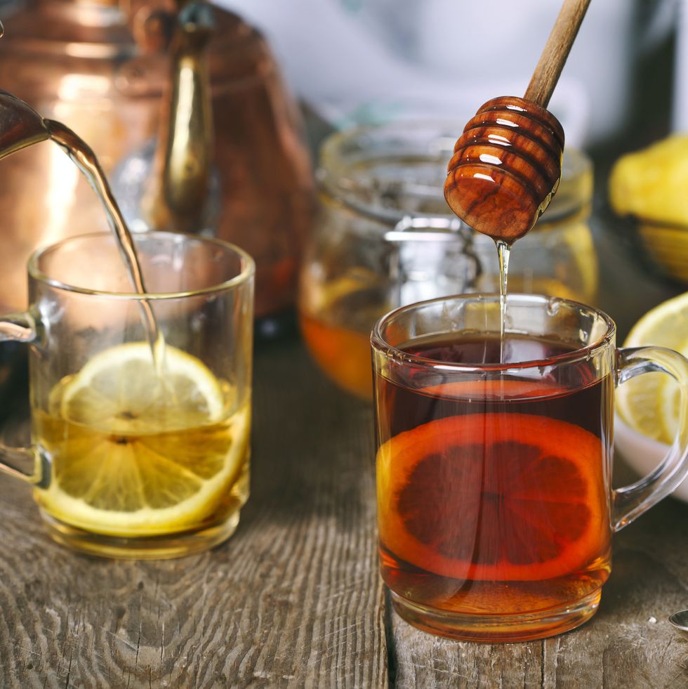 how to get rid of a cough  tea with honey