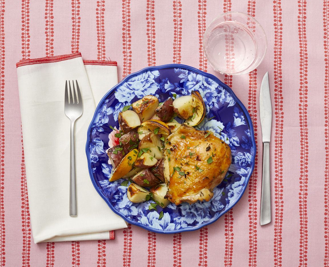 Ree Drummond's Lemon-Thyme Sheet Pan Chicken and Potatoes
