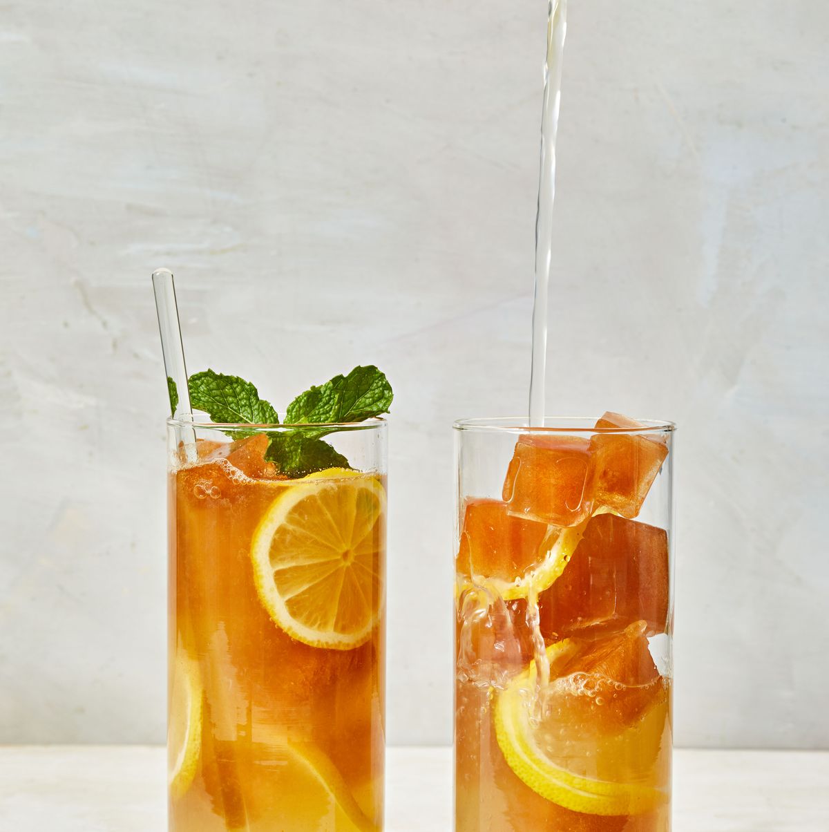Best Lemonade with Iced Tea Cubes Recipe - How To Make Lemonade