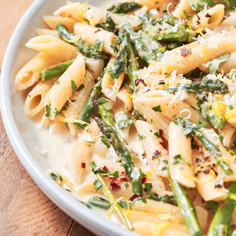 lemon asparagus pasta