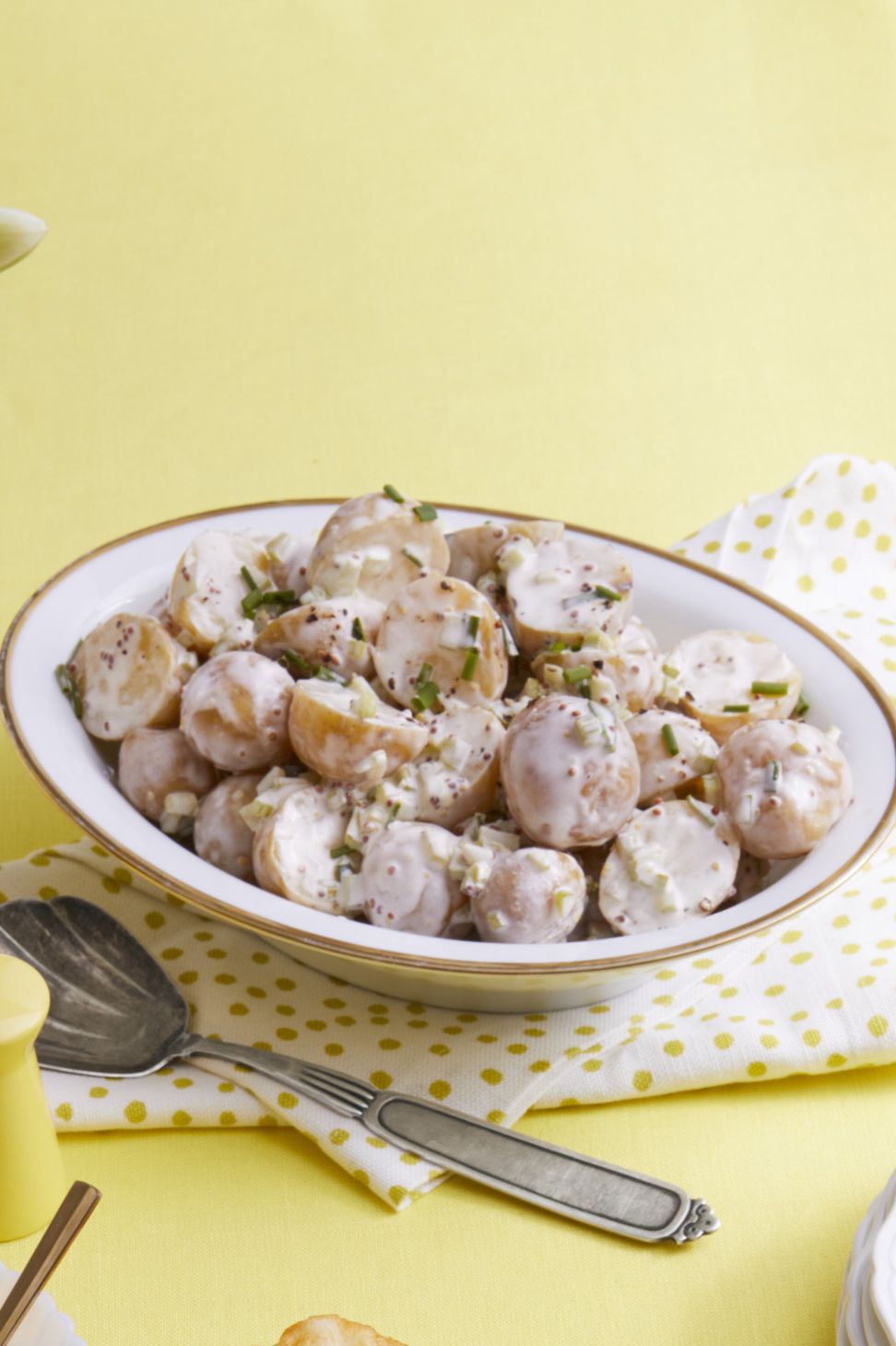 bbq side dishes - lemony potato salad