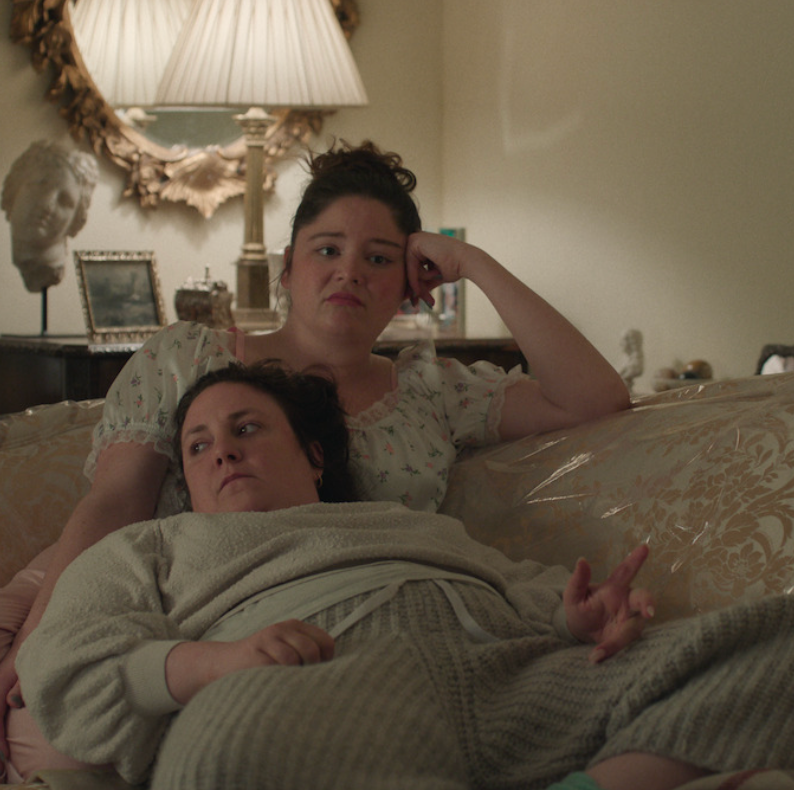 lena dunham and megan stalter in too much